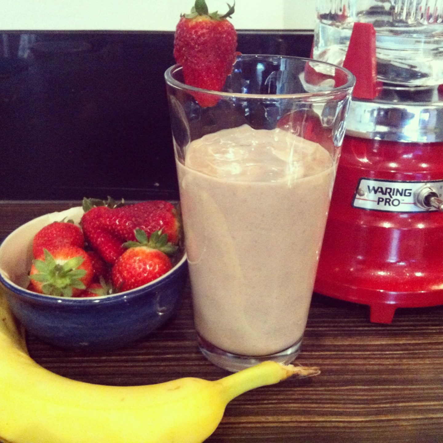 Strawberry & Banana Protein Work-Out Shake