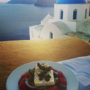 Holiday Santorini Salad