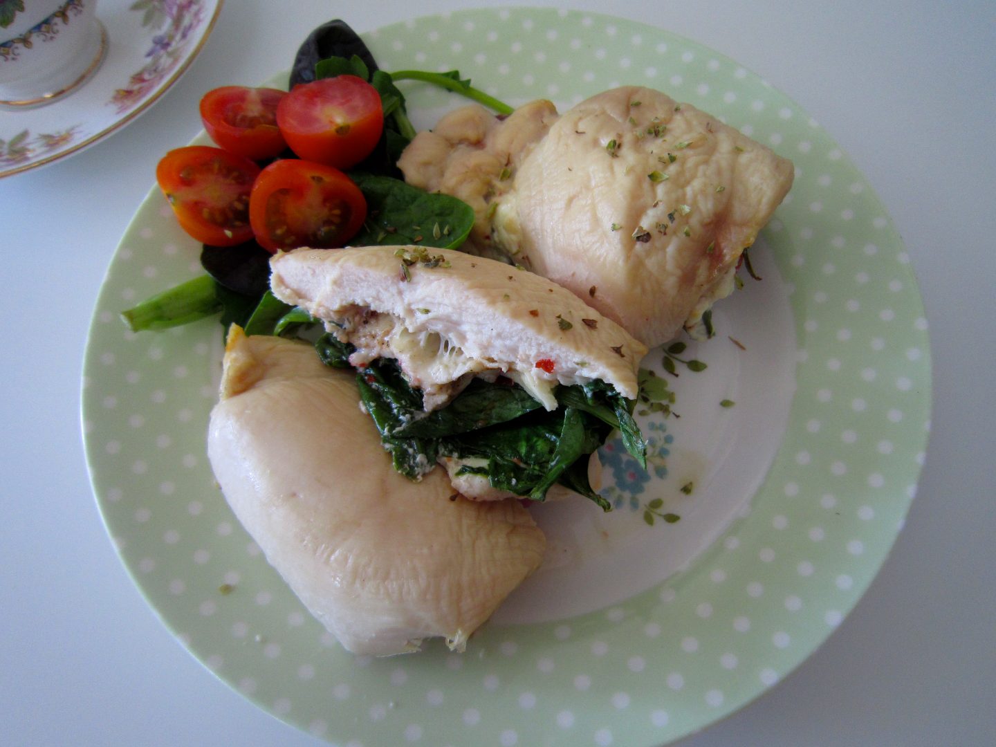 Chicken Breasts Stuffed with Veggies & Skinny Mozzarella