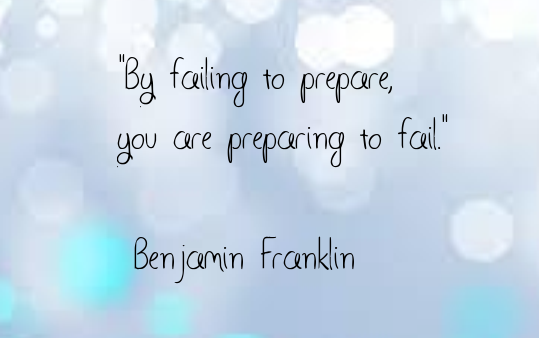 Failing to prepare