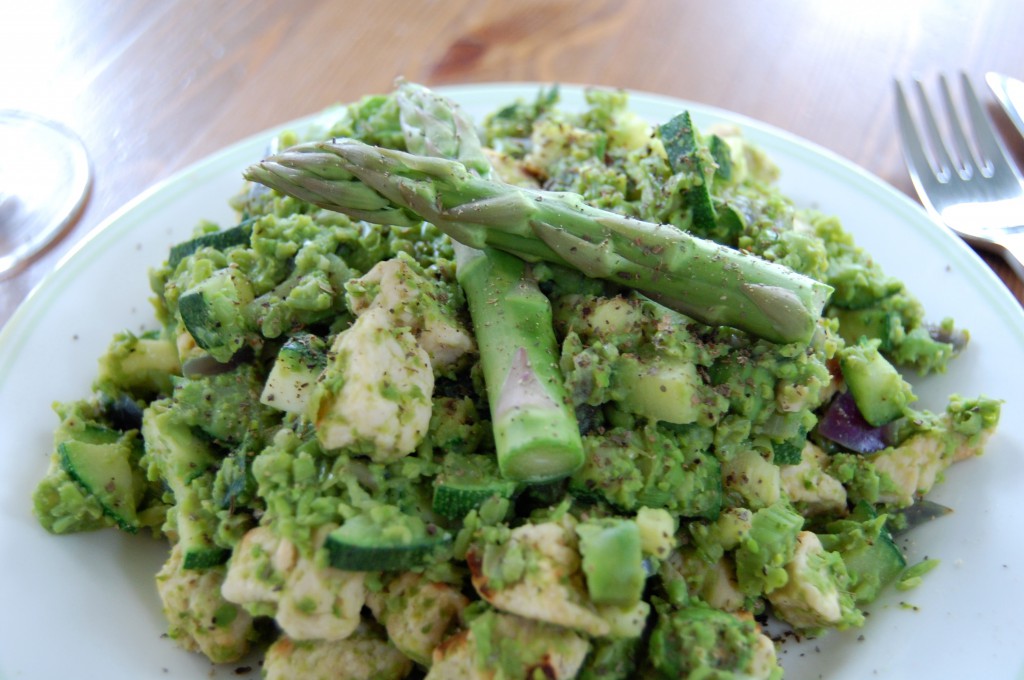 Asparagus and Quorn Medley