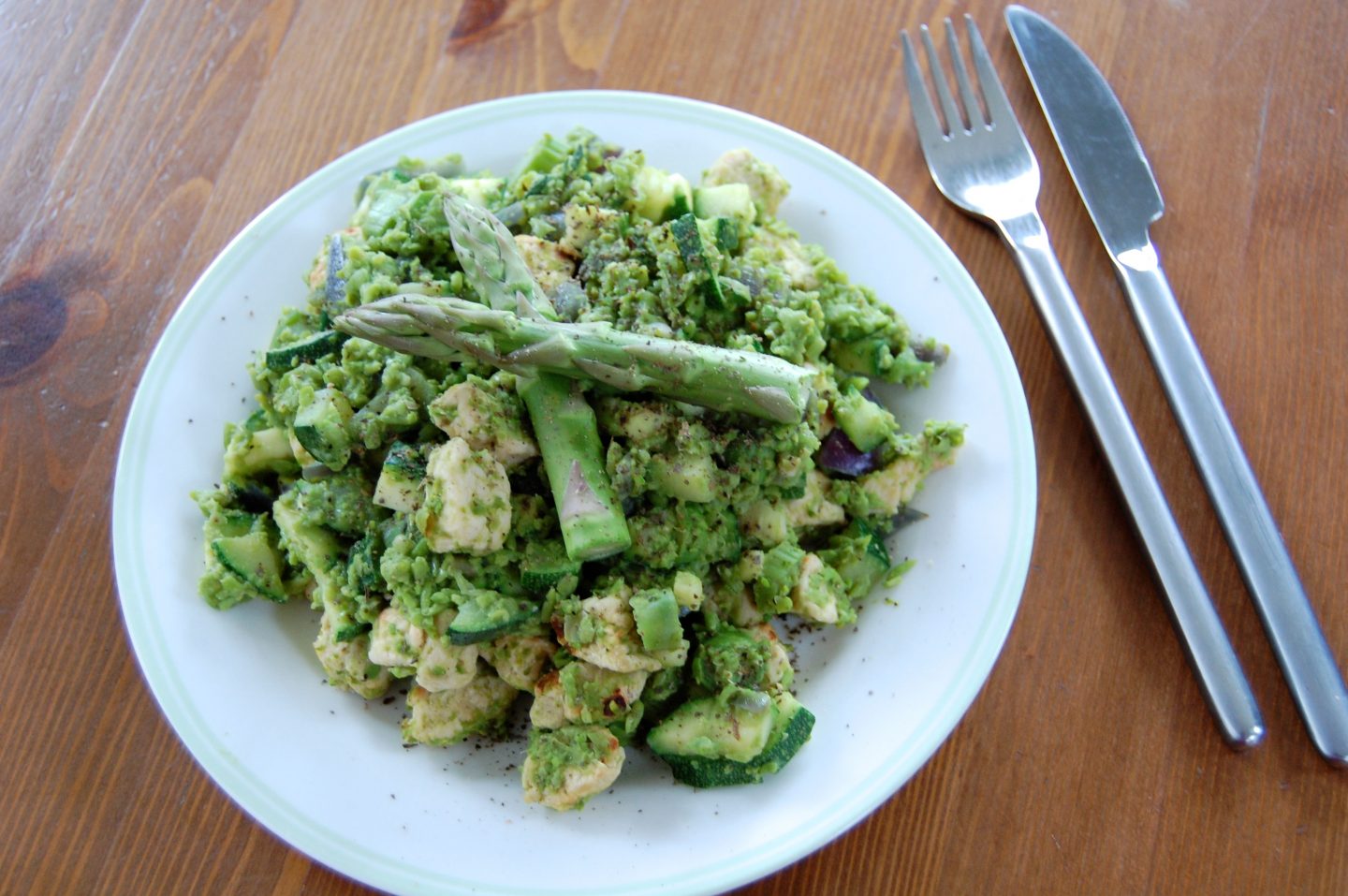 Spring Green Medley with Quorn