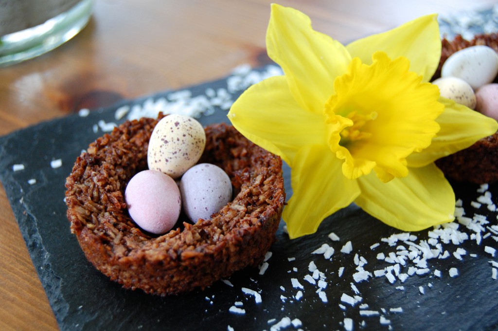 Easter Chocolate Macaroon Nests