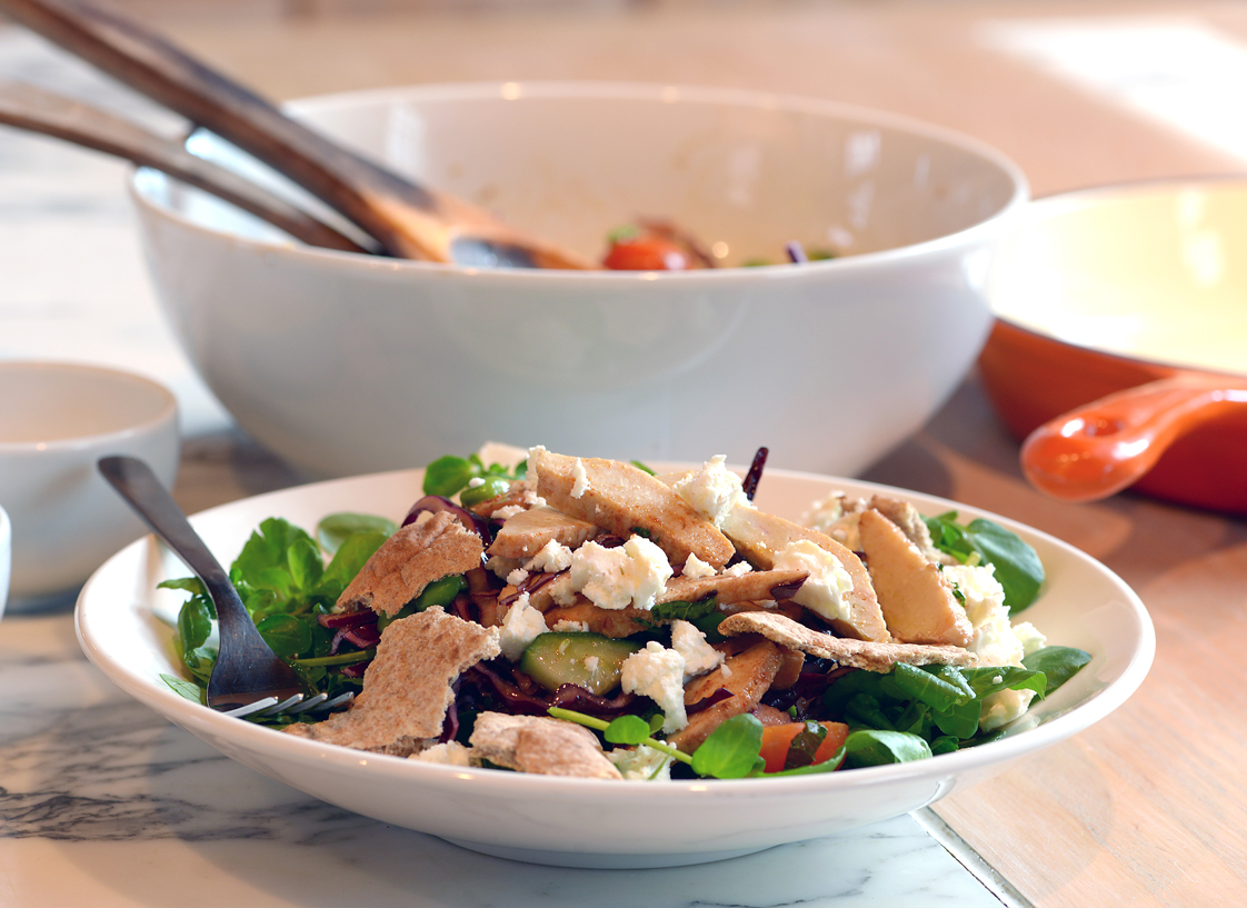 Vegetarian Fattoush Salad