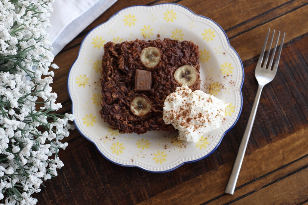 Healthy Baked Chocolate Oats