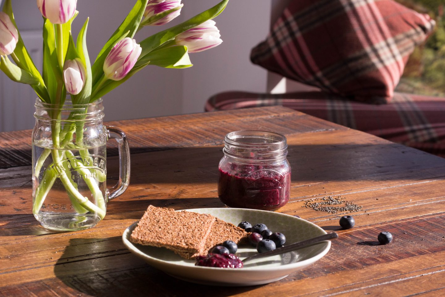 Blueberry & Cinnamon Chia Seed Jam